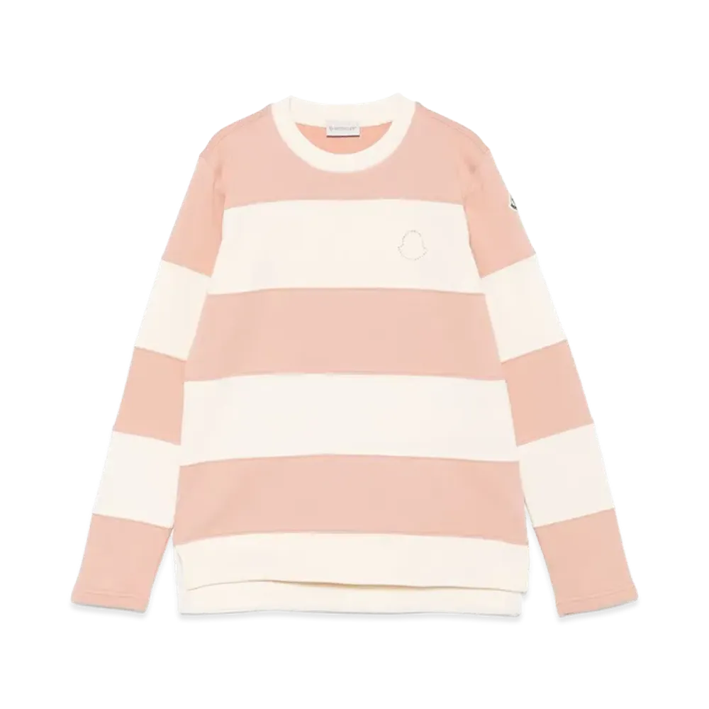 MONCLER Kids Sweatshirt "Pink/White"
