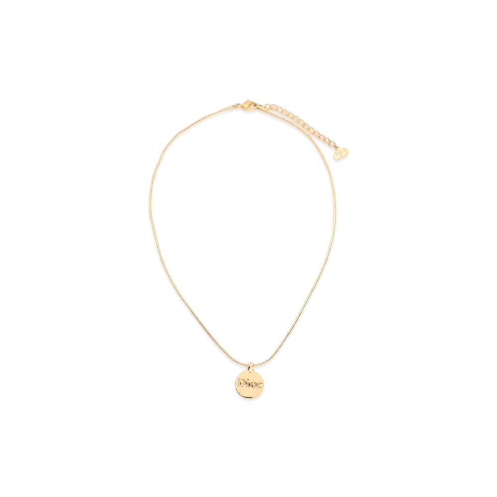 Dior Logo Necklace "Gold"