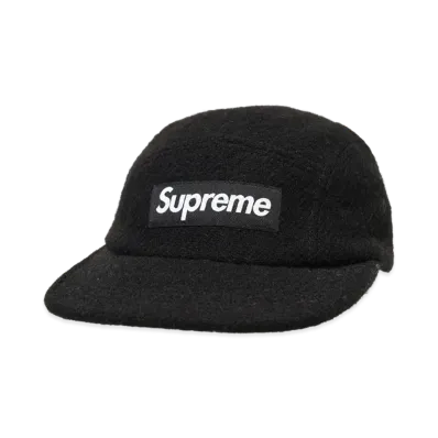 Supreme Harris Tweed Camp Cap "Black"