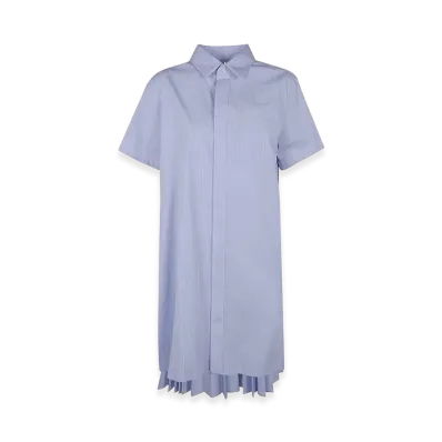 sacai Women's Cotton Poplin Dress "Blue"