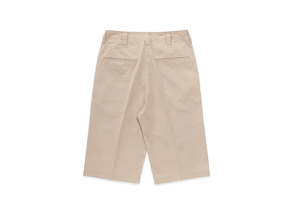 visvim Wide Chino Shorts "Ivory"