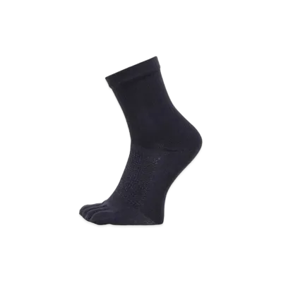 Goldwin Paper Fiber 5 Finger Quarter Socks (C3 Fit / Unisex) "Black"