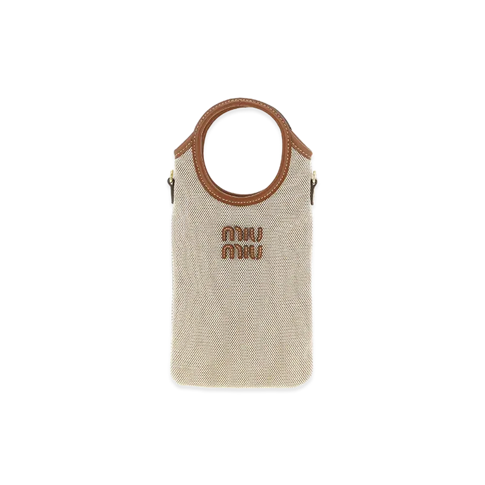 MIU MIU Women's Ivy Smartphone Holder "Beige"