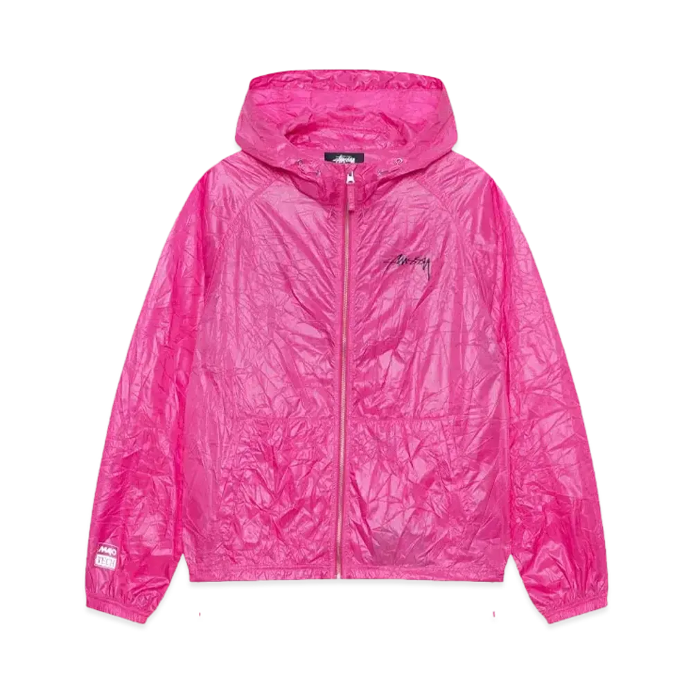 Stussy Beach Shell Wrinkled Nylon "Magenta"