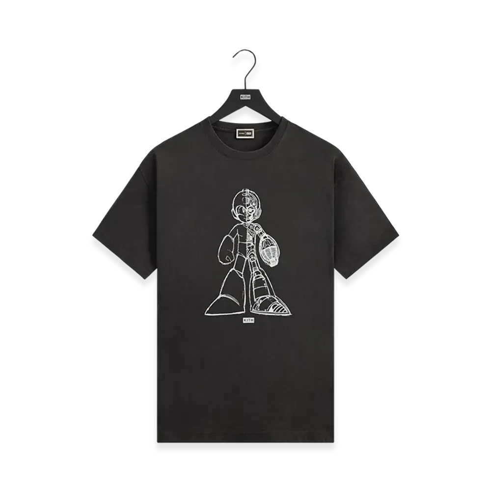 Kith x Capcom Mega Man Sketch Vintage Tee "Black"