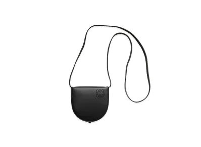 LOEWE Small Heel Pouch In Soft Calfskin "Black"