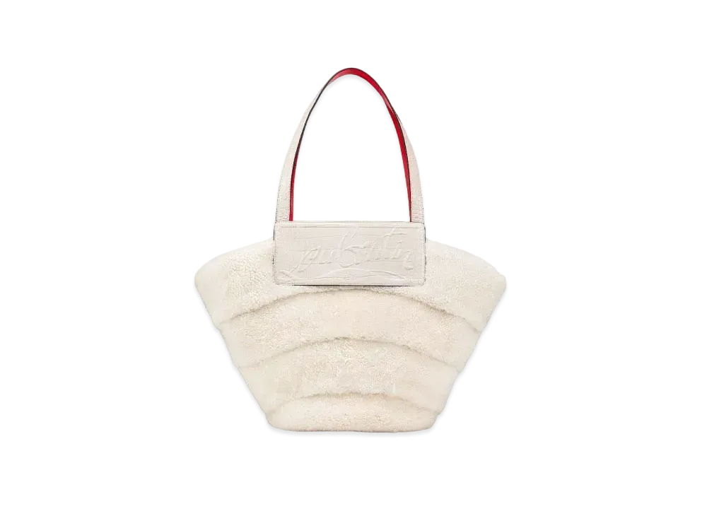 Christian Louboutin Loubishore Shearling "White"