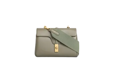 CELINE Teen Soft 16 In Smooth Calfskin "Army Green"