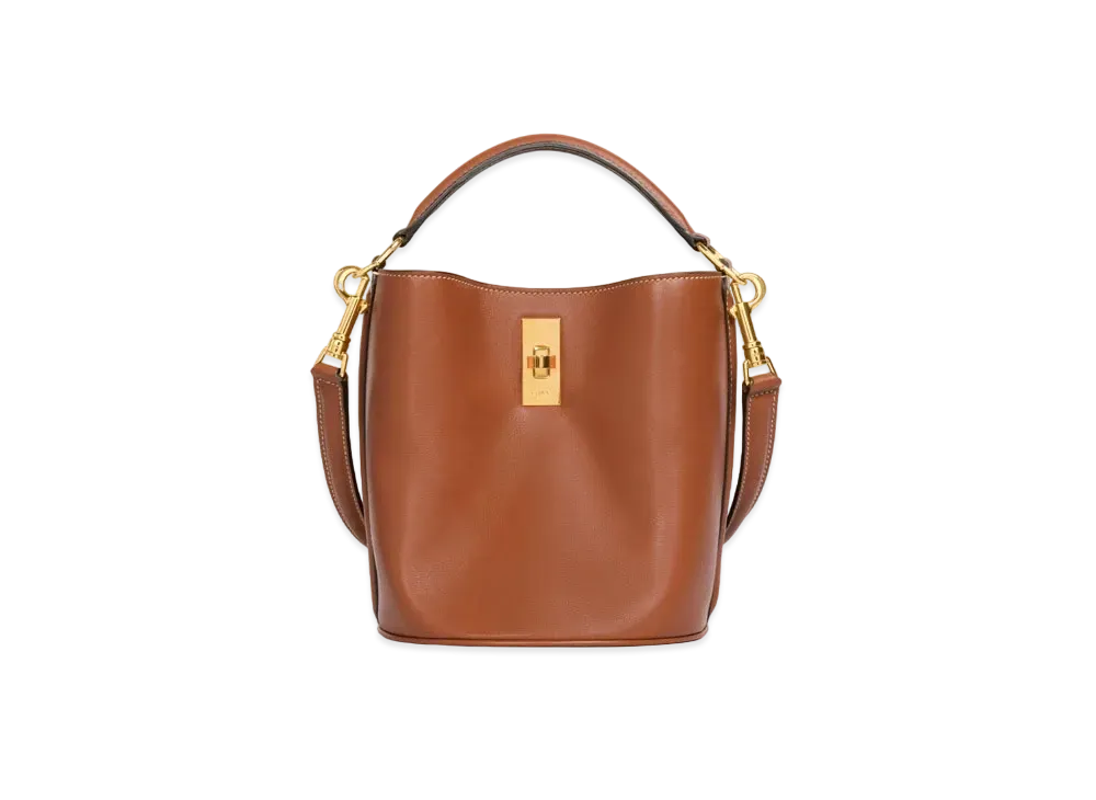 CELINE Teen Bucket 16 In Smooth Calfskin "Tan"