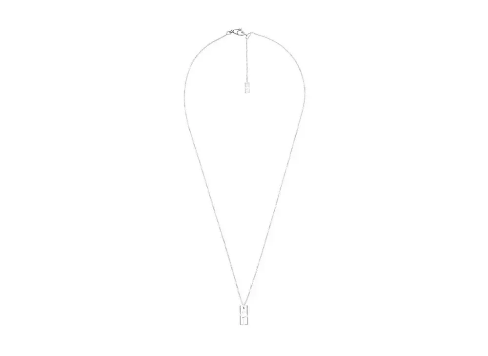 GUCCI Gucci Infinity 18K Necklace "Silver"
