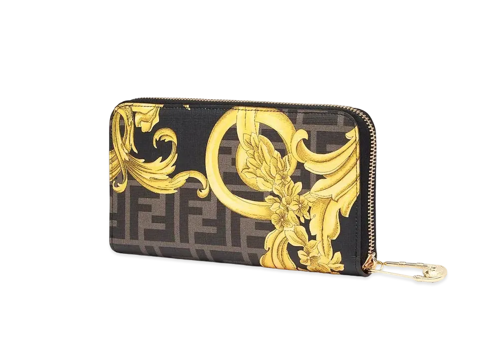 FENDI x Versace Fendace Wallet In Multicolor Fabric "Multicolor"