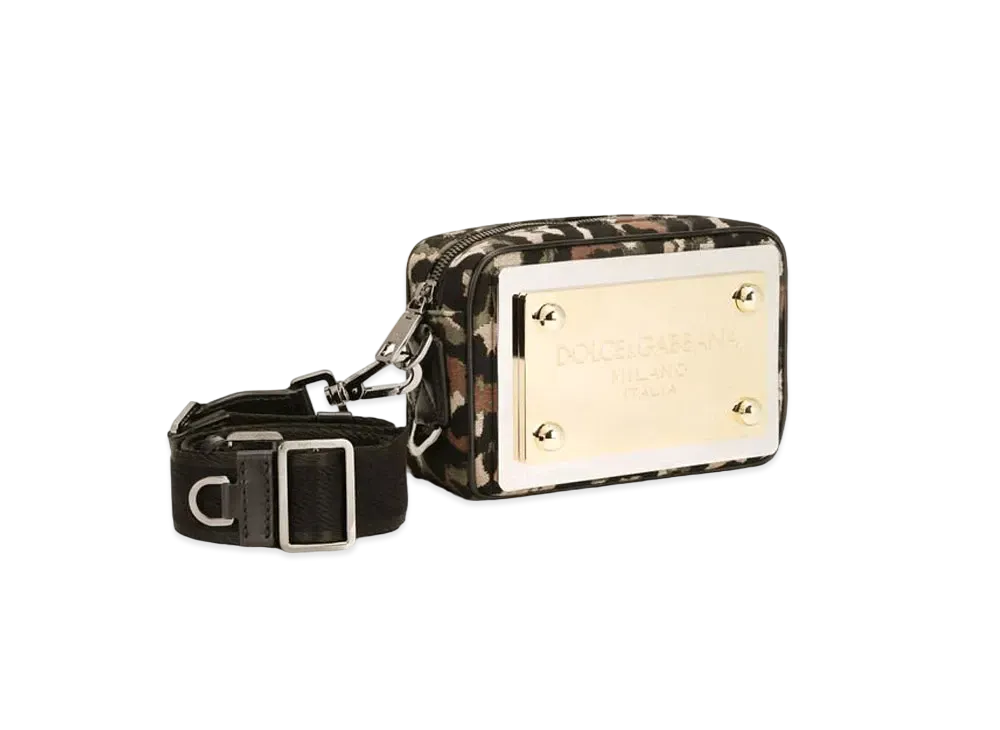 Dolce&Gabbana Crossbody Bag Camouflage Jacquard "Multicolor"