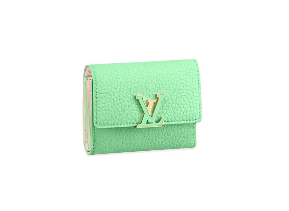 Louis Vuitton Capucines Wallet XS Taurillon Leather "Vert Pomme"
