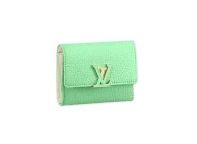 Louis Vuitton Capucines Wallet XS Taurillon Leather "Vert Pomme"
