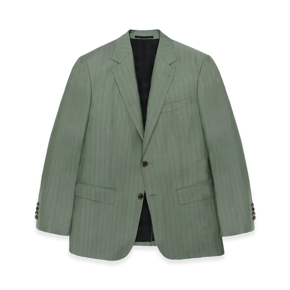 WACKO MARIA x Dormeuil Single Breasted Jacket "Light Green"