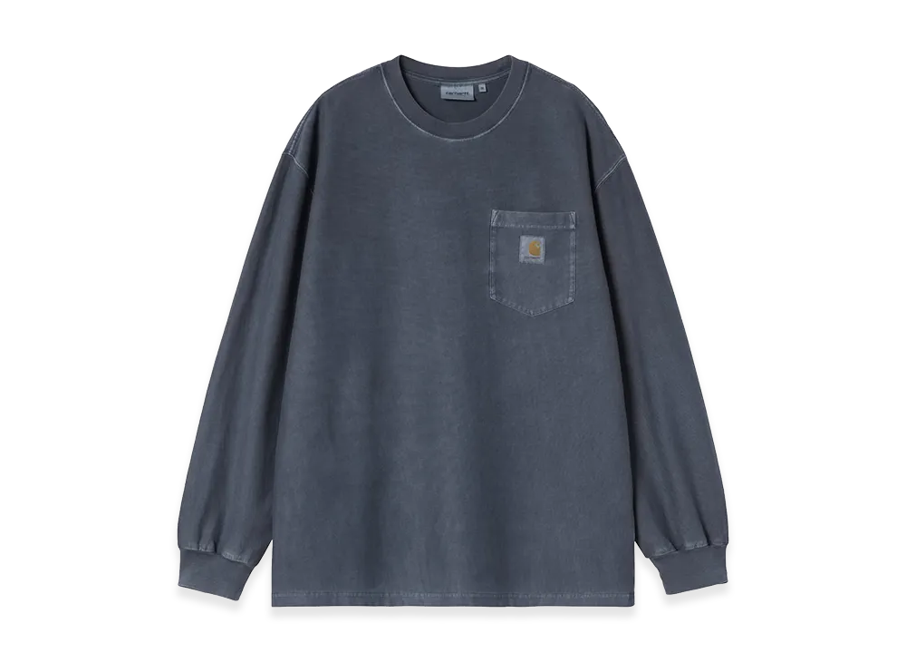 Carhartt WIP L/S Loose Pocket T-Shirt "Dark Navy/Garment Dyed"