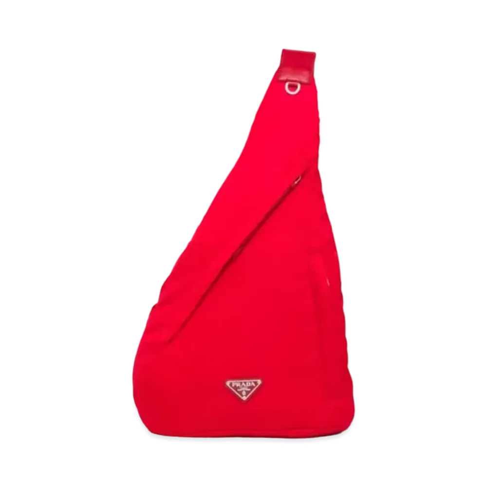 PRADA Re Nylon x Leather Backpack "Red"