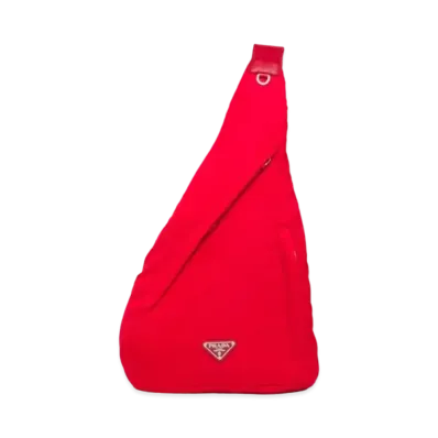 PRADA Re Nylon x Leather Backpack "Red"