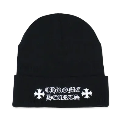 Chrome Hearts Wool Watch Cap Logo Embroidery Beanie "Black"