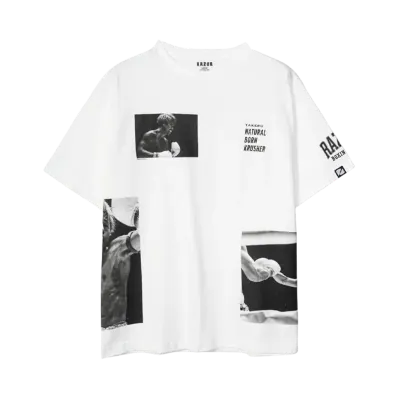 武尊 引退記念 \ RAZOR x Takeru PHOTO T-SHIRT "WHITE"