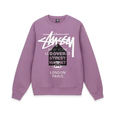 Stussy DSM World Tour Crew 2022 "Orchid"