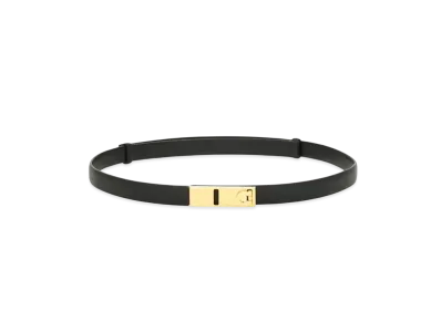 Salvatore Ferragamo Extendable Hug Belt "Black"