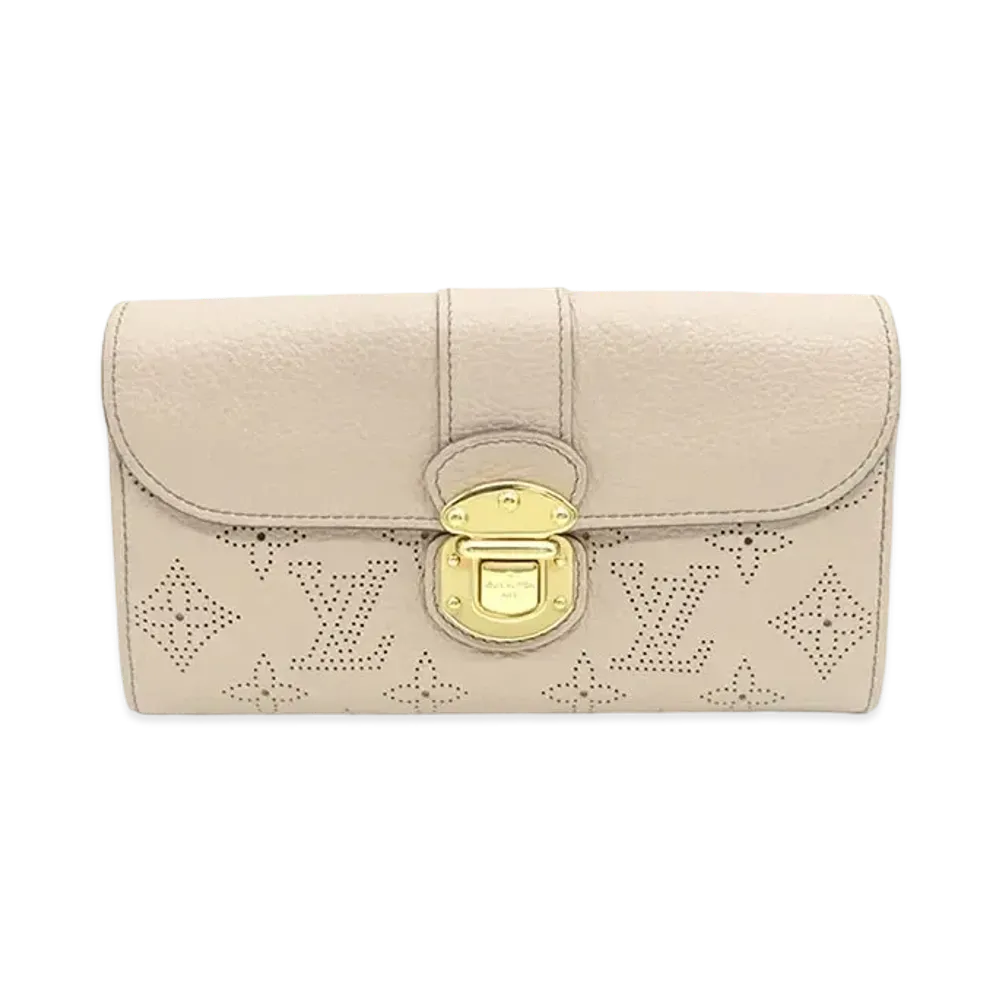 Louis Vuitton Iris Wallet Mahina "Sable"