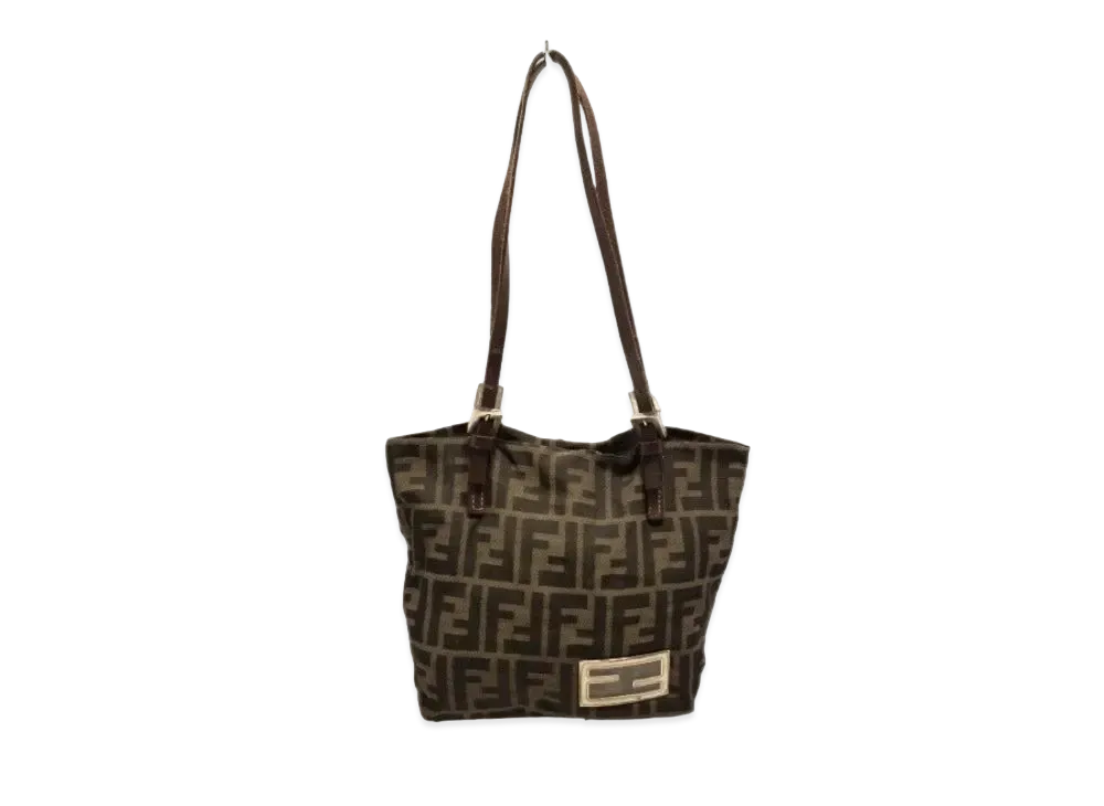FENDI Zukka Tote Bag "Brown"
