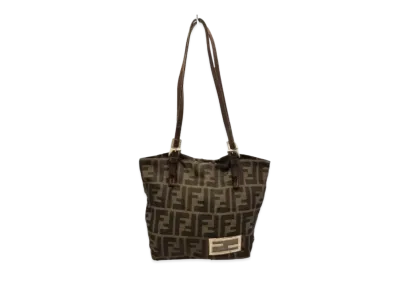 FENDI Zukka Tote Bag "Brown"