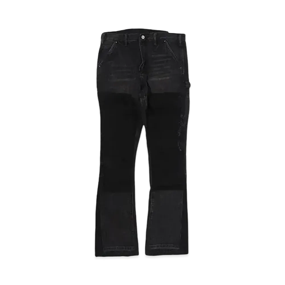 mnml B118 FLARE WORK DENIM "BLACK"