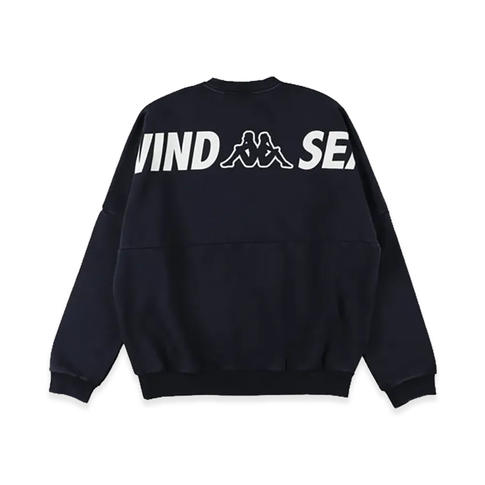 WIND AND SEA x Kappa Crewneck Sweatshirt "Navy"
