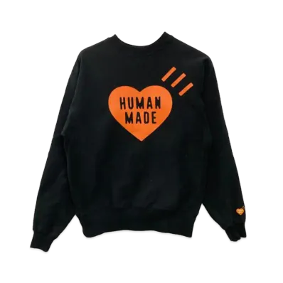 HUMAN MADE Stores Exclusive Heart Sweatshirt Shibuya Parco "Black"