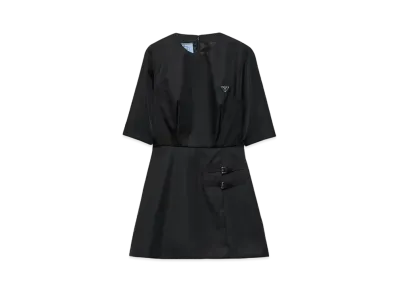 PRADA Women's Re-Nylon Mini-Dress "Black"
