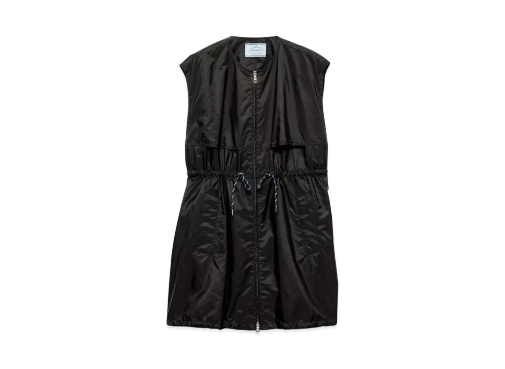 PRADA Women's Re-Nylon Mini-Dress "Black"