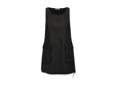 PRADA Women's Re-Nylon Mini Dress "Black"