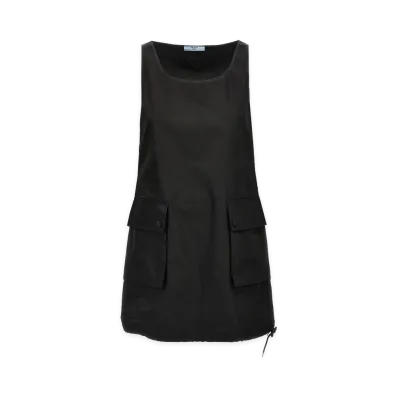 PRADA Women's Re-Nylon Mini Dress "Black"