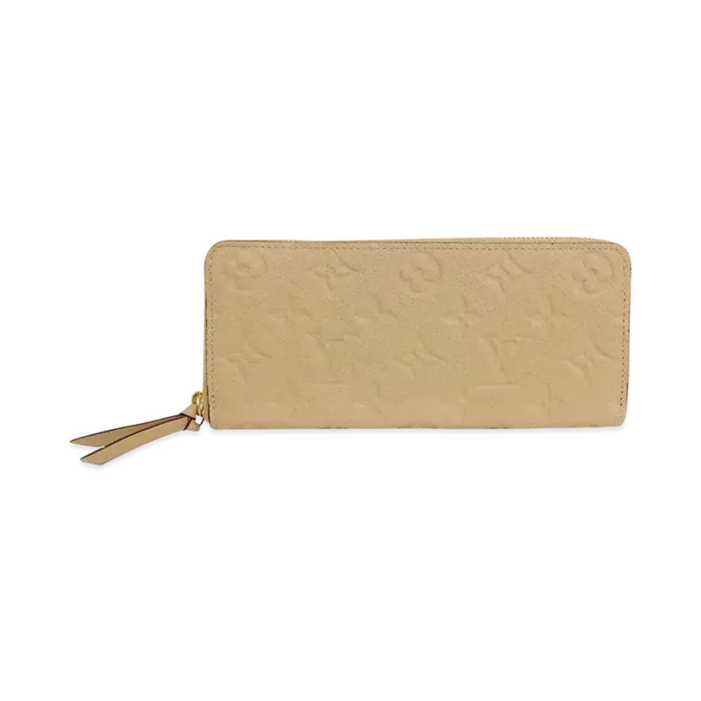 Louis Vuitton Clemence Wallet Monogram "Dune"