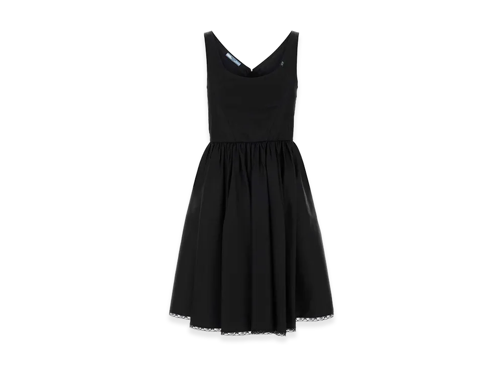 PRADA Wonen's Re-Nylon Mini Dress "Black"