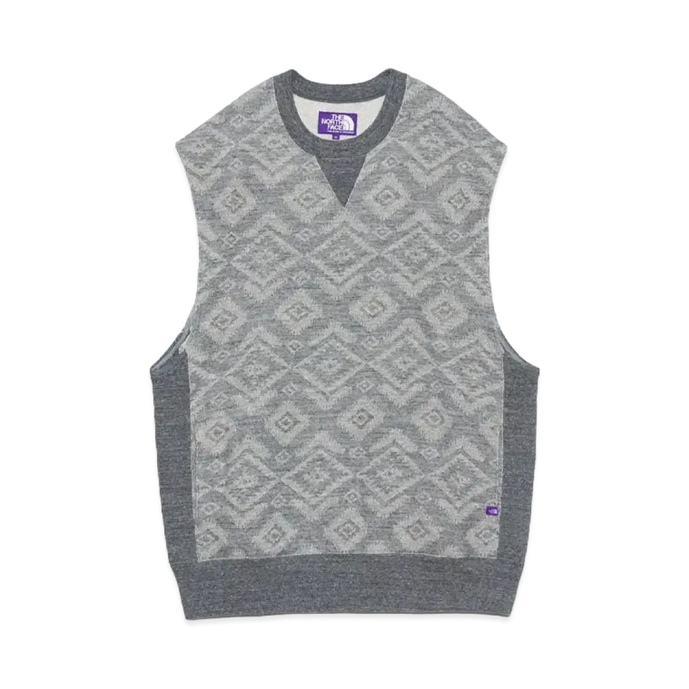 The North Face PURPLE LABEL NP Jacquard Field Vest "Mix Charcoal"