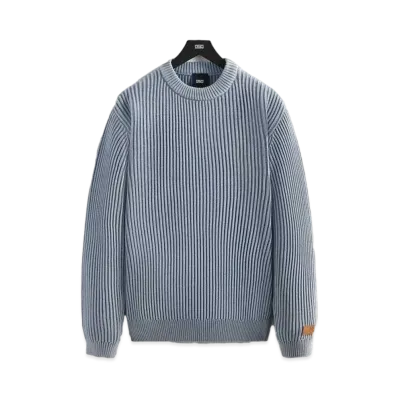 Kith Garment Dyed Meyer Knit Crewneck "Woven"
