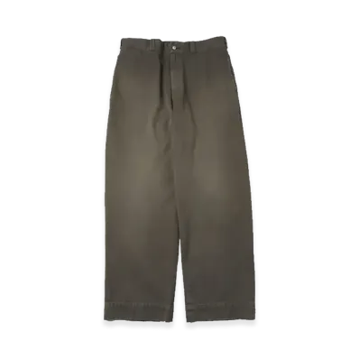 A.PRESSE Vintage Twill Work Pants "Olive"