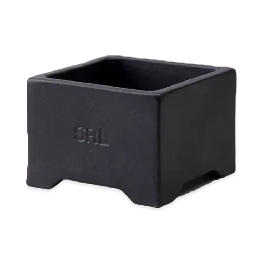 NEIGHBORHOOD TSUKAMOTO . SRL Square-Low Plant Pot . CE "Black"