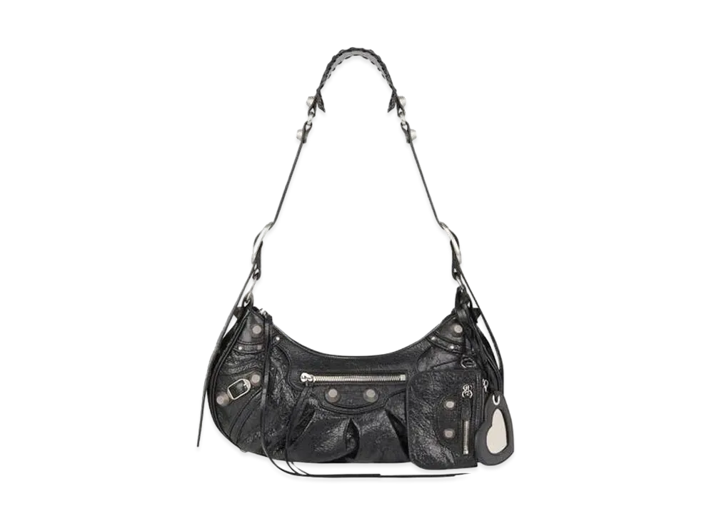 BALENCIAGA Women's Le Cagole Small Shoulder Bag "Black"
