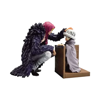 BANDAI "Ichiban Kuji" -One Piece Emotional Stories- B Prize Revible Moment-Law & Corazon-