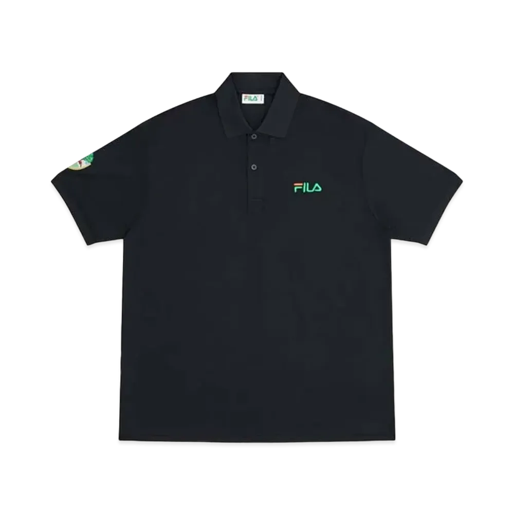 FILA+ Linear Crest Technical Polo "Jet Black"