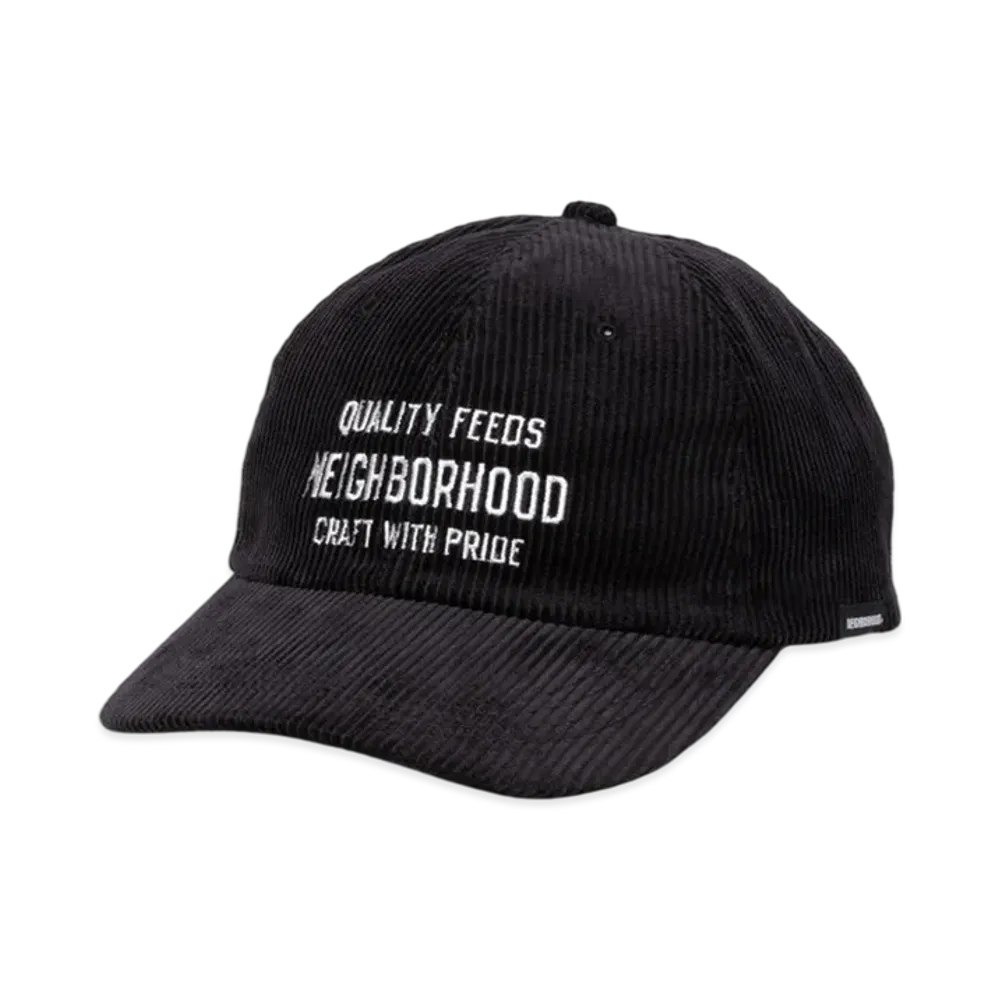 NEIGHBORHOOD Corduroy Dad Cap "Black"