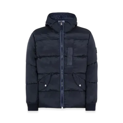 Stone Island 43619 Nylon Metal Econyl Regenerated Nylon Down Jacket - 22FW "Navy Blue"