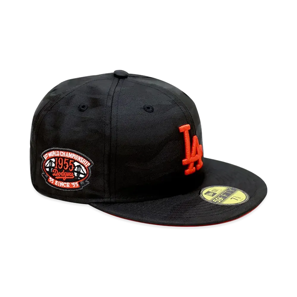 NEW ERA x THE CAP 59Fifty Smokescreen Los Angeles Dodgers "Black Camo"