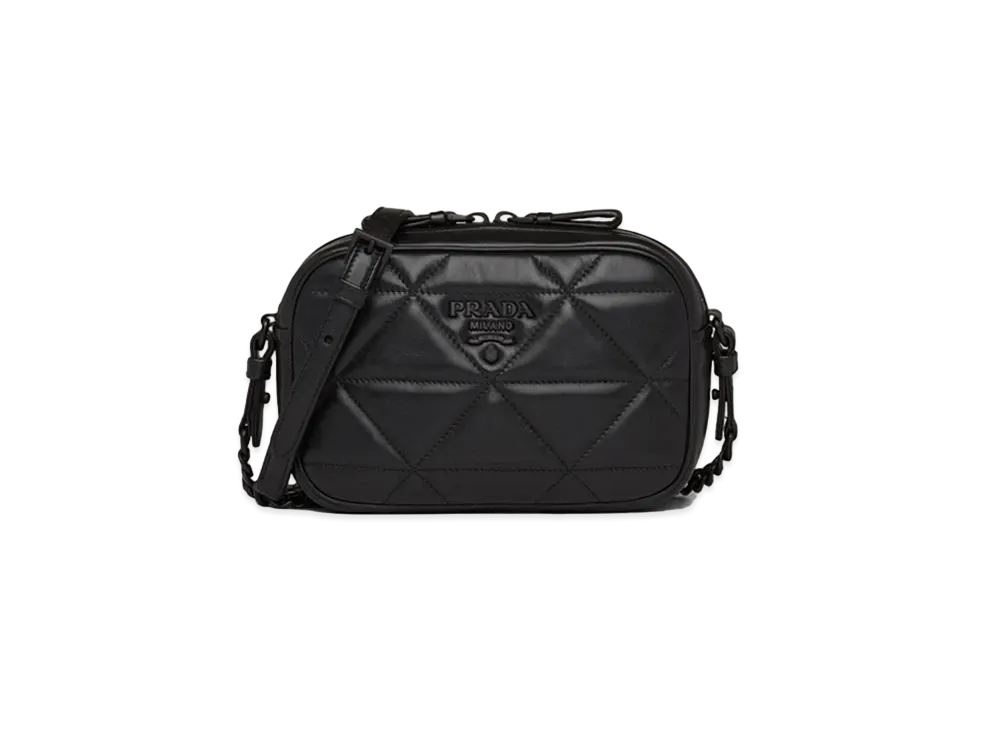 PRADA Spectrum Nappa Leather Shoulder Bag "Black"