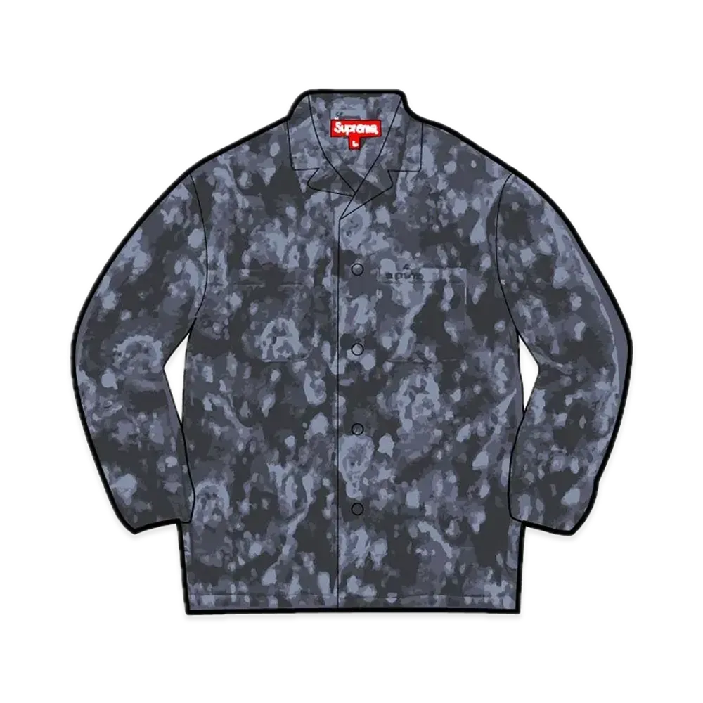 Supreme Paisley Fleece Shirt "Purple"